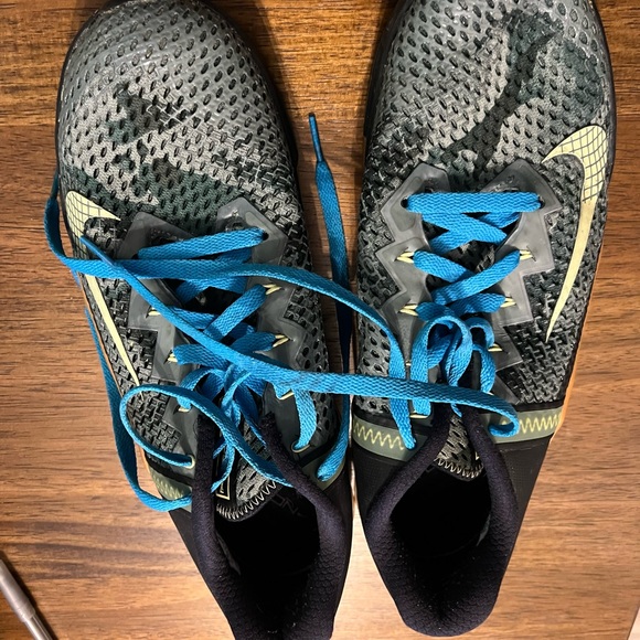 Nike Metcons - Camo with blue laces - Picture 1 of 4